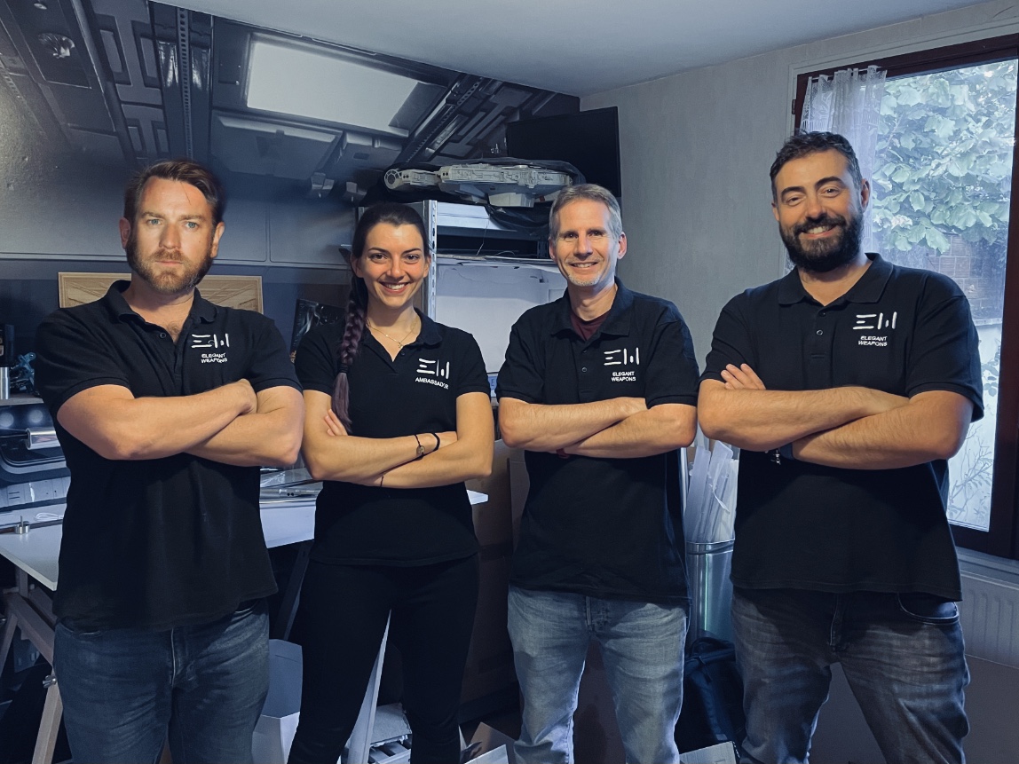 Team_EW Tom, Anxifera, Plecter Labs et Chris de la Team EW