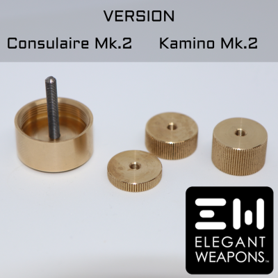 Pommeau laiton Consulaire et Kamino Mk.2 avec lestes